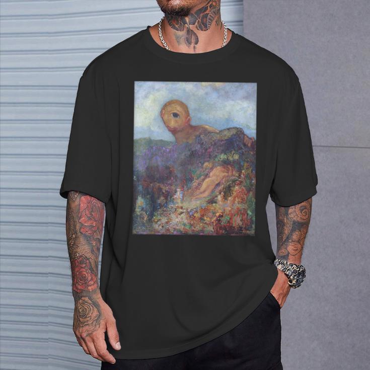 Odilon Redonによるサイクロプスの有名なアートワーク。 Tシャツ 彼への贈り物