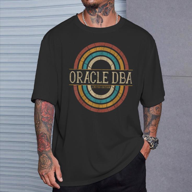 Oracle Dba ヴィンテージ レトロ Tシャツ 彼への贈り物