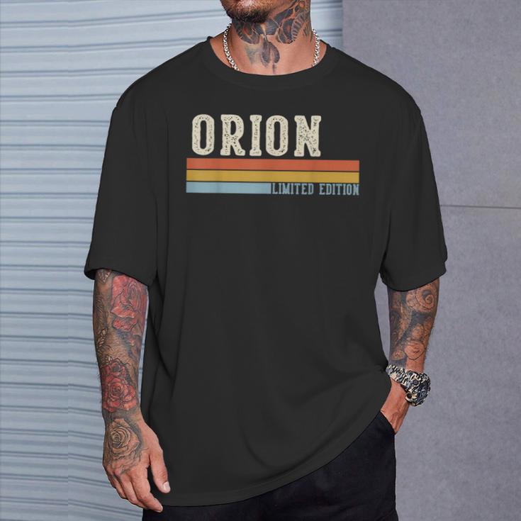 Orion Retrointage Hombres Niños Niños Nombre Camiseta unisex Regalos para él