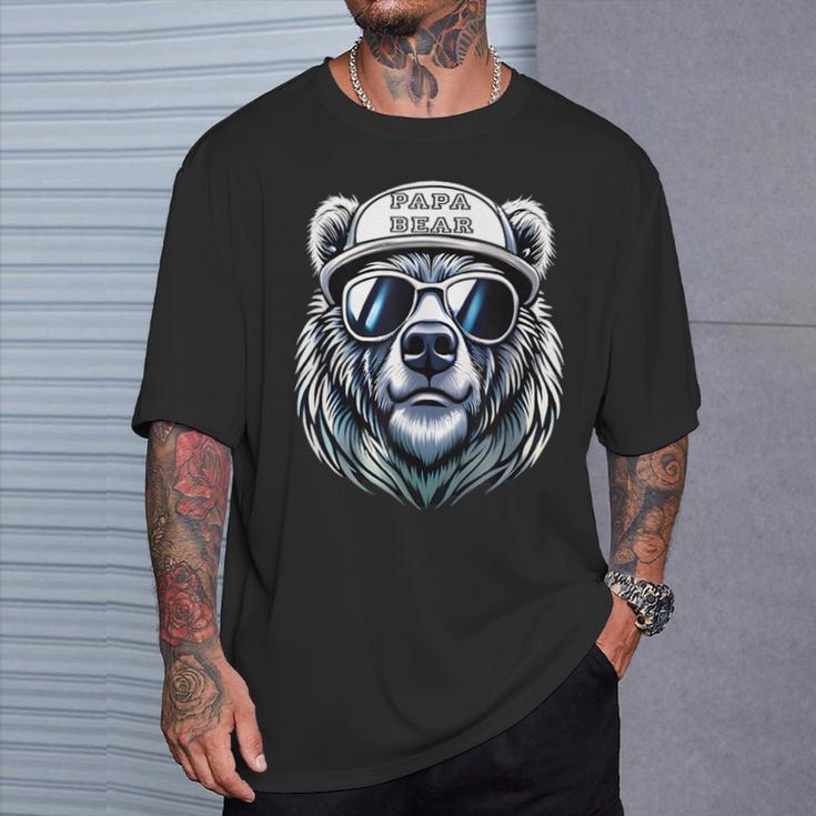 Papa Bär Atertag -Atertagsgeschenk Opa Papa Bear T-Shirt Geschenke für Ihn