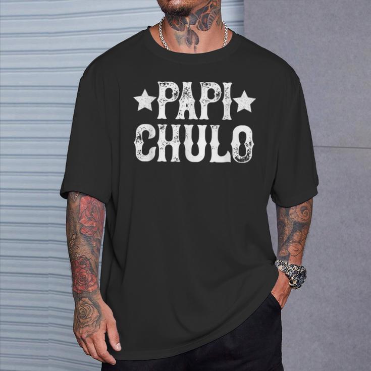 Papi Chulo Intage Regalo Per La Festa Del Papà Maglietta Regalos para él