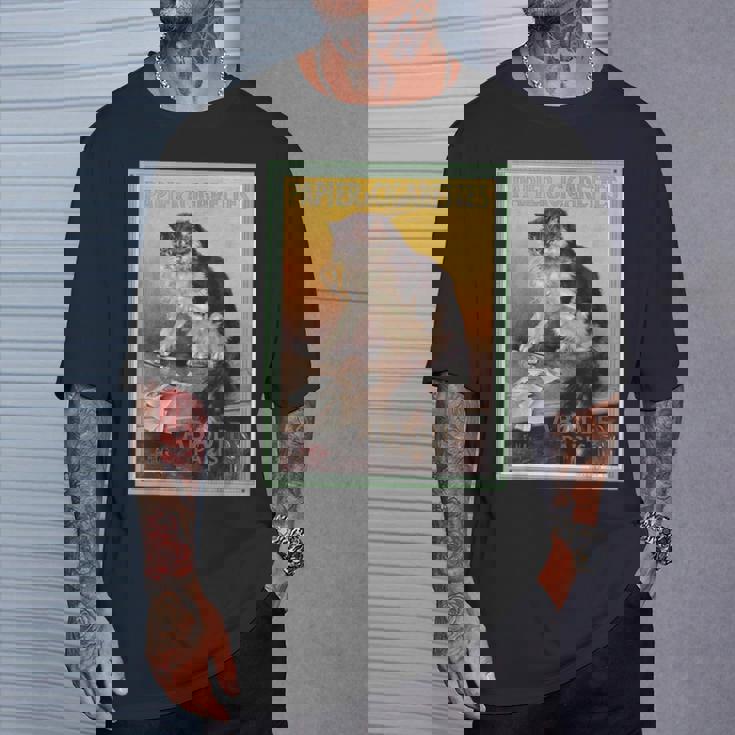 Papier A Cigarettes Abadie Paris ビンテージタバコ広告 Tシャツ 彼への贈り物