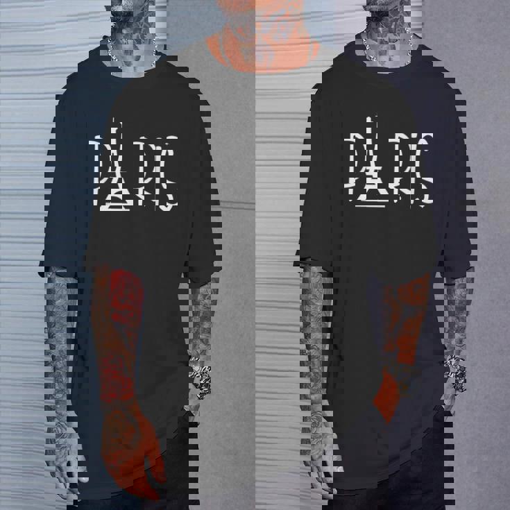 Paris Love France エッフェル塔tシャツ Tシャツ 彼への贈り物