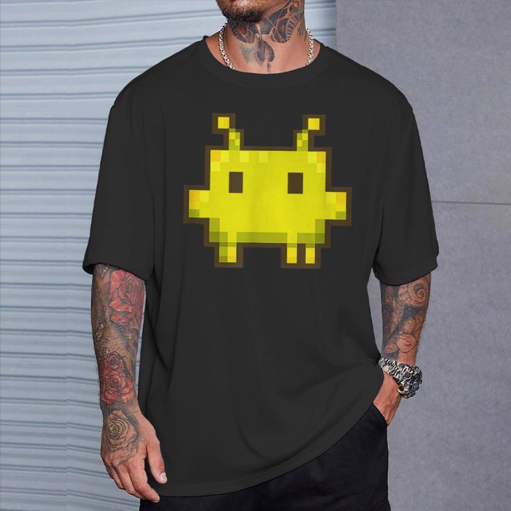 Pixel Gamer Clawd Claude Code Gaming レトロ コーディング ユーモア Tシャツ 彼への贈り物