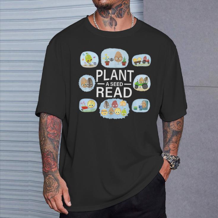 Plant A Seed Read Summer Reading 2026 Cute Farm Tractor Book T-Shirt Gifts for Him Plant A Seed Read Summer Reading 2026 Cute Farm Tractor Book T-Shirt Gifts for Him