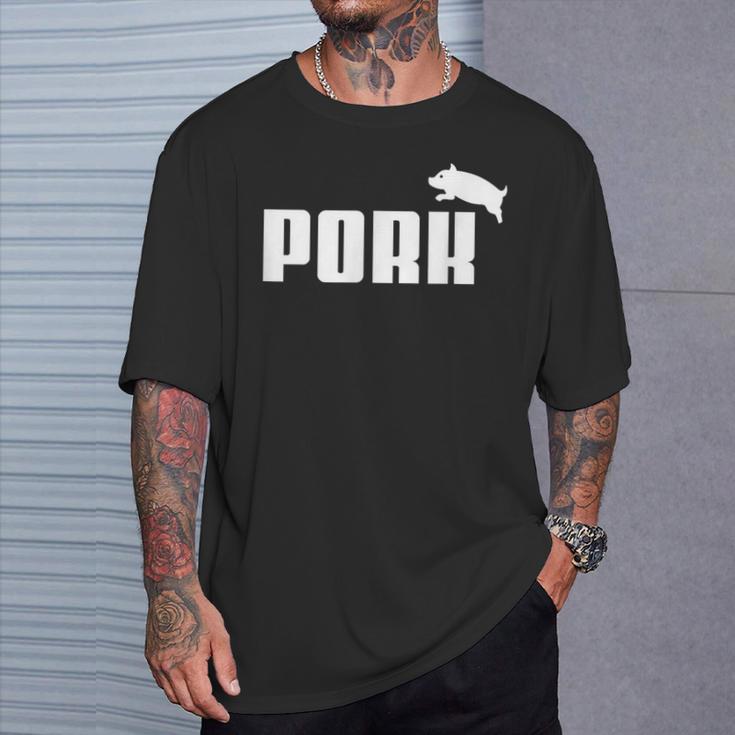 Pork – 面白いtシャツ Bbqスモーカーベーコン愛好家用 Tシャツ 彼への贈り物