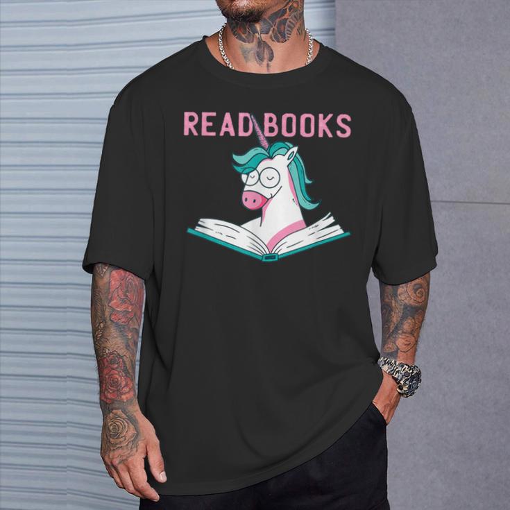 Read Books Reading Book T-Shirt Gifts for Him