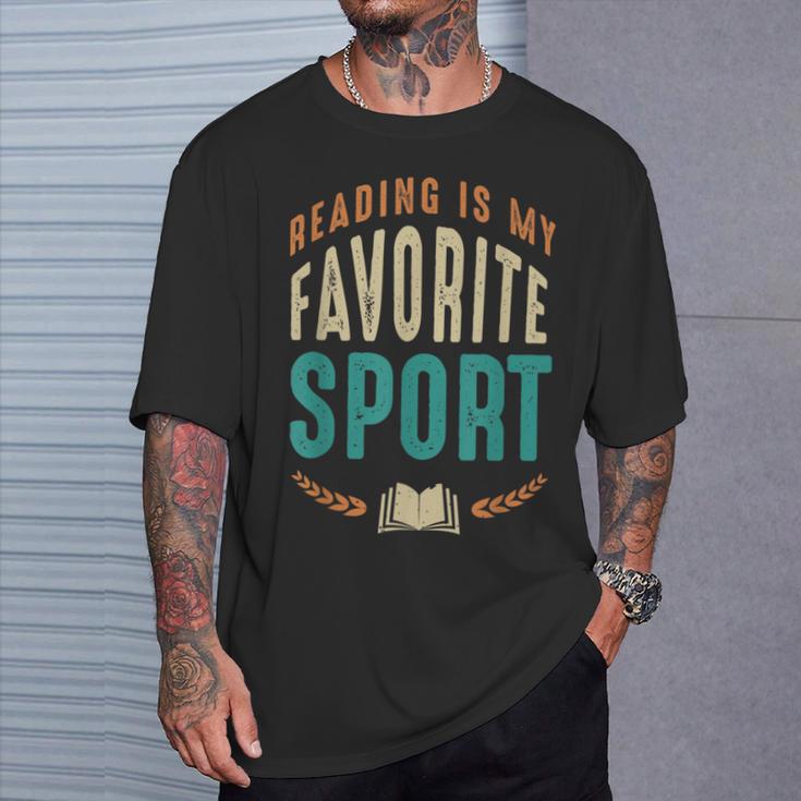 Reading Is My Favorite Sport Book Lover Reading Teacher For Men Women Kids T-Shirt Gifts for Him Reading Is My Favorite Sport Book Lover Reading Teacher For Men Women Kids T-Shirt Gifts for Him