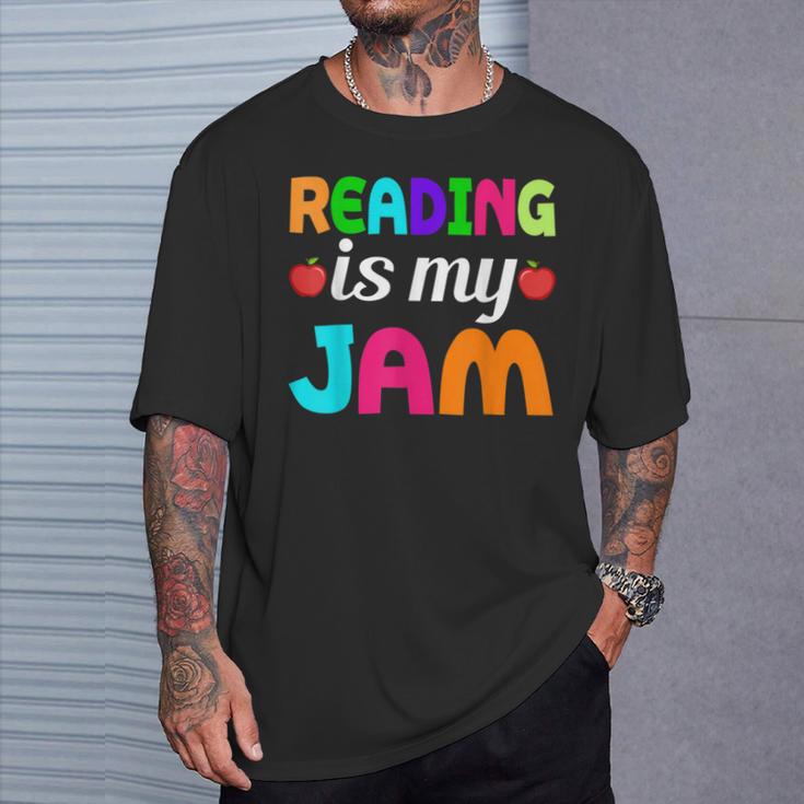 Reading Is My Jam Bookworm Books Teacher Bibliophile Men Women Kids T-Shirt Gifts for Him Reading Is My Jam Bookworm Books Teacher Bibliophile Men Women Kids T-Shirt Gifts for Him
