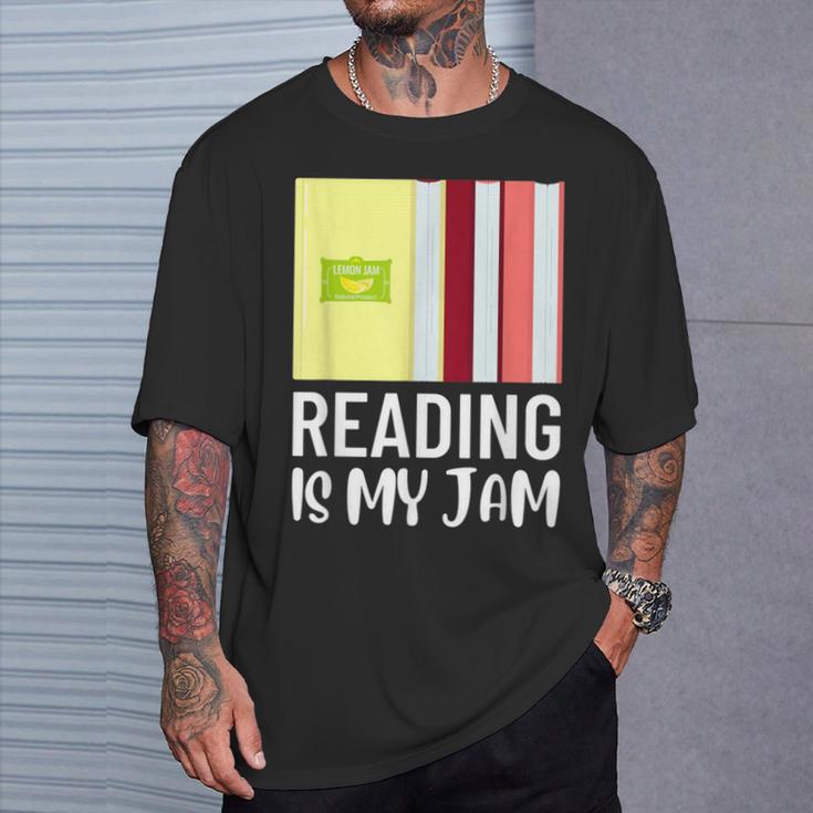 Reading Is My Jam Quote Teachers And Books Lovers For Men Women Kids T-Shirt Gifts for Him Reading Is My Jam Quote Teachers And Books Lovers For Men Women Kids T-Shirt Gifts for Him