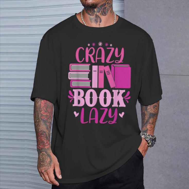 Reading Reader Crazy Book Lady English Teacher T-Shirt Gifts for Him Reading Reader Crazy Book Lady English Teacher T-Shirt Gifts for Him