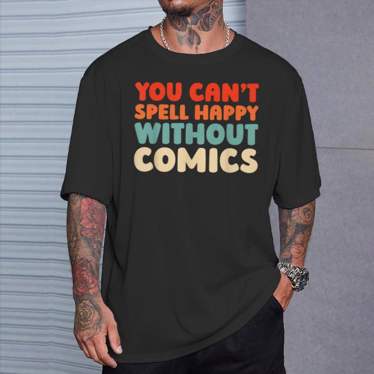 Retro Graphic Novels Superheroes Art Vintage Comic Books T-Shirt Gifts for Him Retro Graphic Novels Superheroes Art Vintage Comic Books T-Shirt Gifts for Him