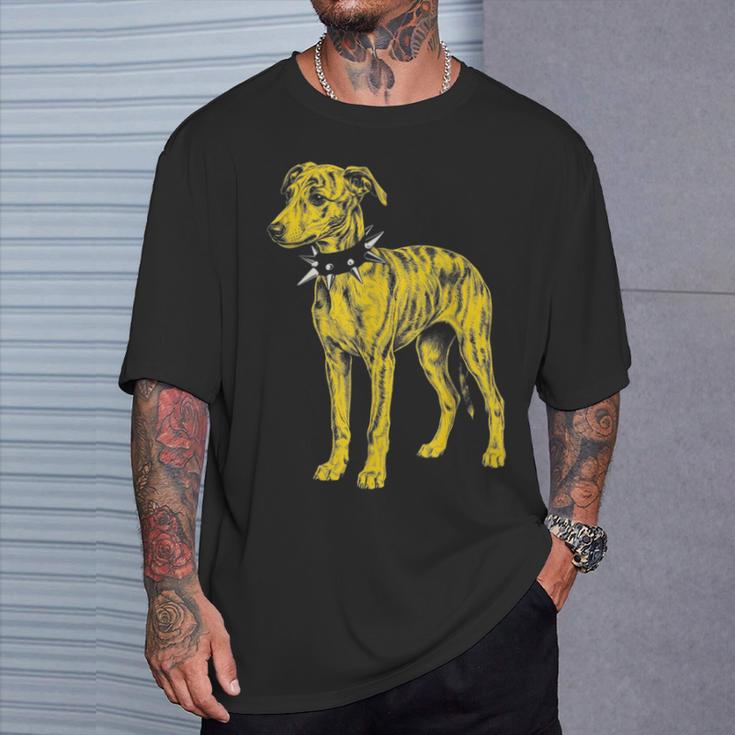 Rocker Greyhound パンクメタルロックンロールミュージックドッグ Tシャツ 彼への贈り物