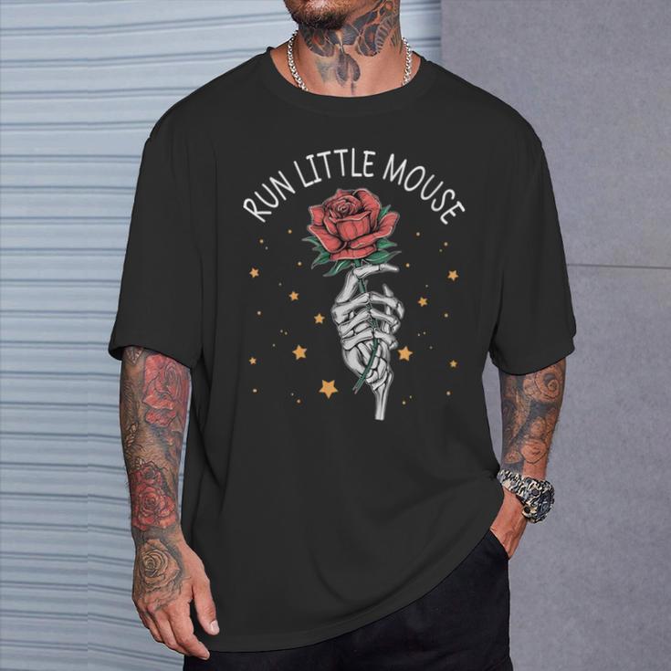 Run Little Mouse Book Lover Smut Reader T-Shirt Gifts for Him