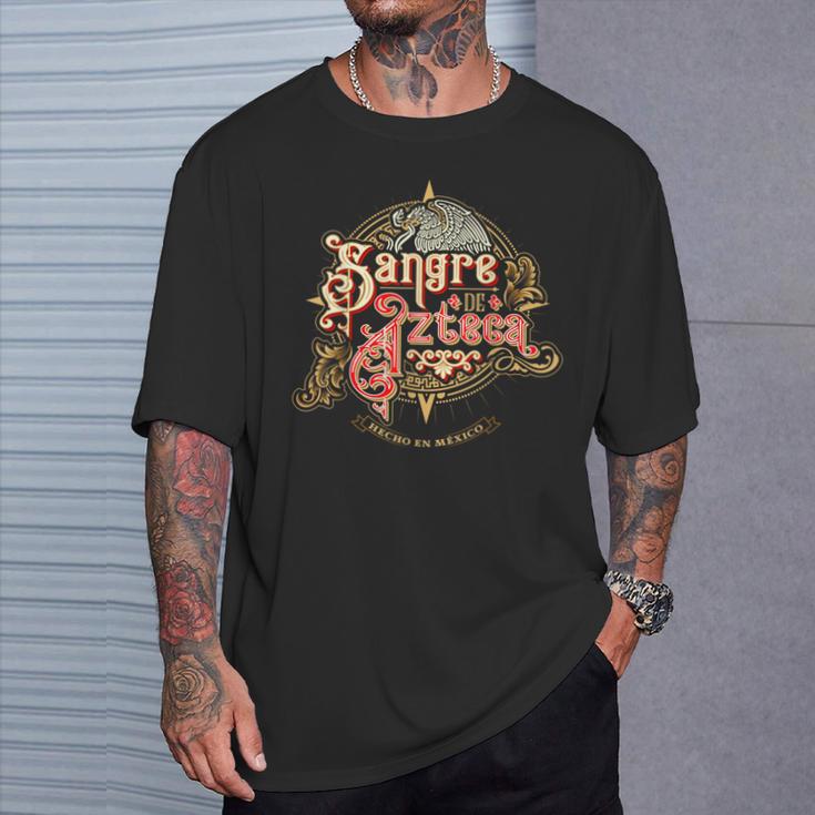 Sangre Azteca Mexican Pride Mexico Badass Mexicans Latinx Tシャツ 彼への贈り物