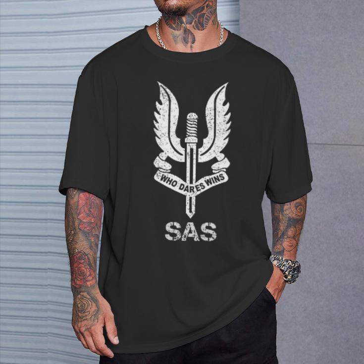 Sas 特殊部隊 スナイパー退役軍人 ビンテージフラッグ 7月4日 Tシャツ 彼への贈り物