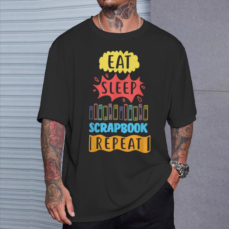 Scrapbooking Humor Crafty Scrap Book Lover T-Shirt Gifts for Him