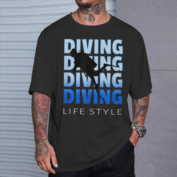 Scuba Diving Gearcuba Diving Equipment Dive Tシャツ 彼への贈り物