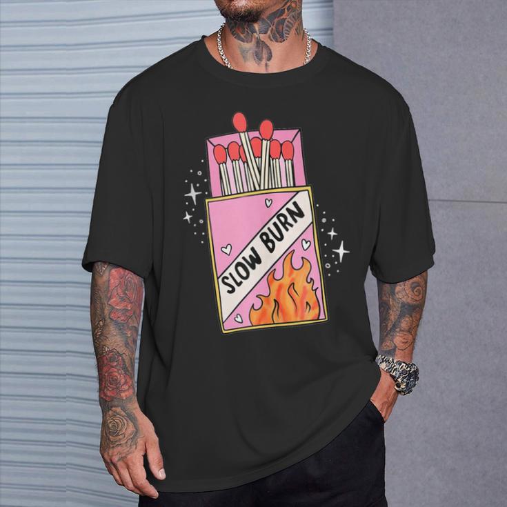 Slow Burn Book Trope Worth The Wait Love Takes Time T-Shirt Gifts for Him Slow Burn Book Trope Worth The Wait Love Takes Time T-Shirt Gifts for Him