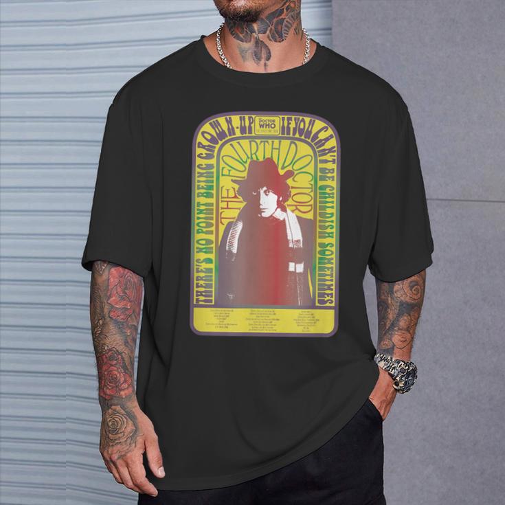 Spacetime-Tour 4Th Doctor Baker レトロ タイムトラベル Tシャツ 彼への贈り物
