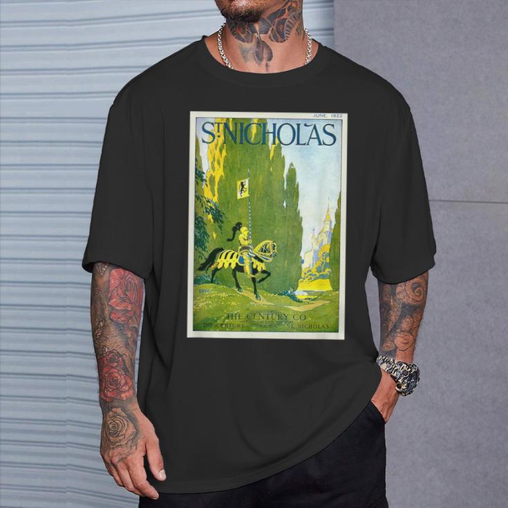 St ニコラス騎士 城 ジュスト王国 歴史兵士 Tシャツ 彼への贈り物