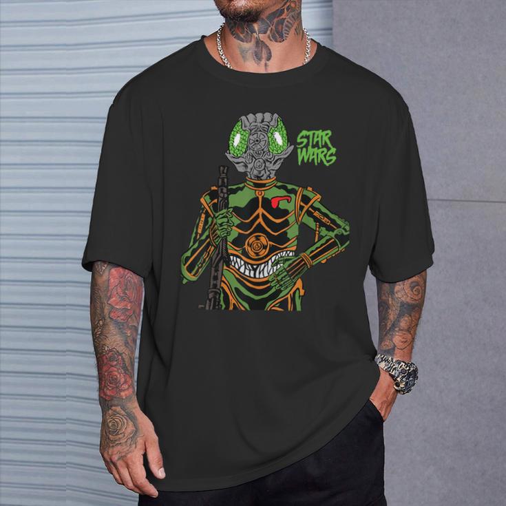 Star Wars 4-LOM Bounty Hunter Droid Comic Book T-Shirt Gifts for Him