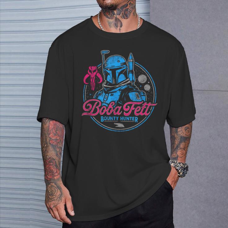 Star Wars The Book Of Boba Fett Neon Logo T-Shirt Gifts for Him