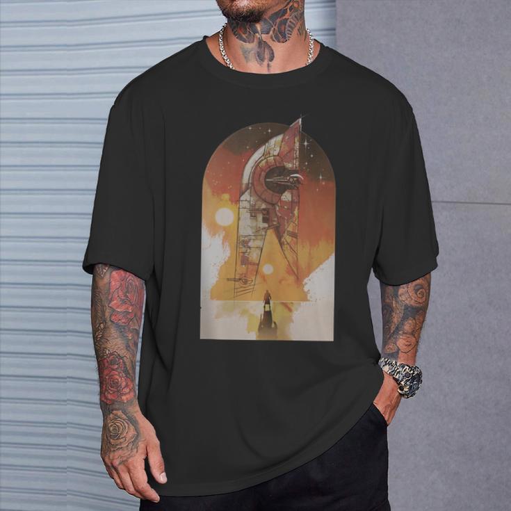 Star Wars The Book Of Boba Fett Ship Tatooine T-Shirt Gifts for Him