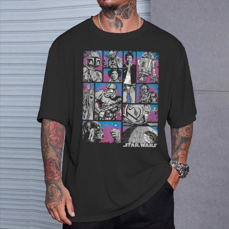 Star Wars Comic Book Page Layout T-Shirt Gifts for Him