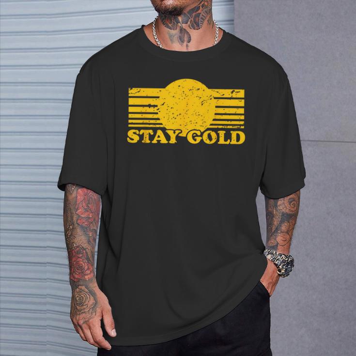 Stay Gold Ponyboy Outsiders 本 映画 小説 レトロ Tシャツ 彼への贈り物