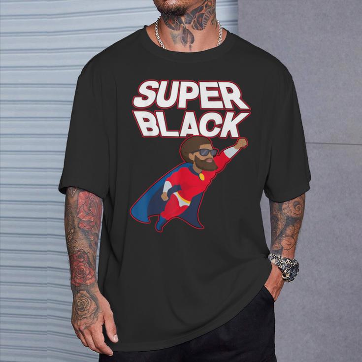 Superhero Pride Comic Book Lover African American Dad T-Shirt Gifts for Him Superhero Pride Comic Book Lover African American Dad T-Shirt Gifts for Him