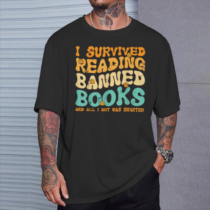 I Survived Reading Banned Books Read Librarian Men Women T-Shirt Gifts for Him I Survived Reading Banned Books Read Librarian Men Women T-Shirt Gifts for Him
