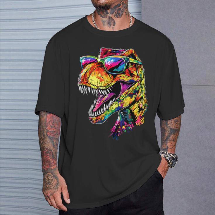 T-レックス ティラノサウルス・レックス 恐竜 恐竜大好き ディノ Tシャツ 彼への贈り物