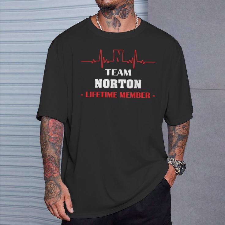 Team Norton Lifetime Memember Blood Fully Family Tシャツ 彼への贈り物