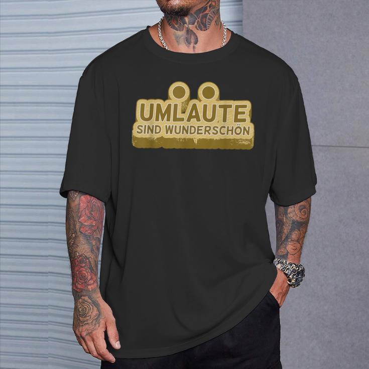 Umlautes Are Beautiful Umlautesドイツ語 Tシャツ 彼への贈り物