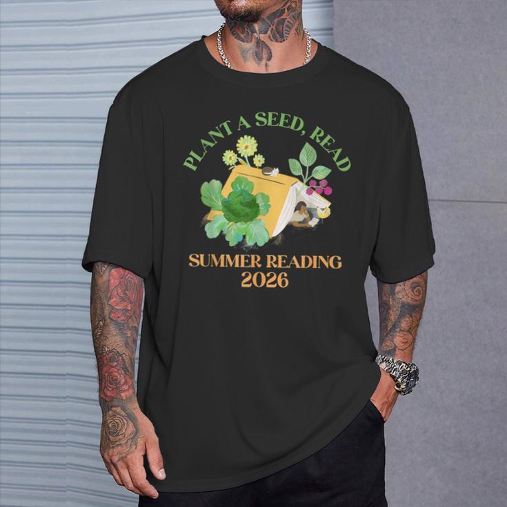 Unearth a Story Summer Reading 2026 Dinosaur Book Kids T-Shirt Gifts for Him