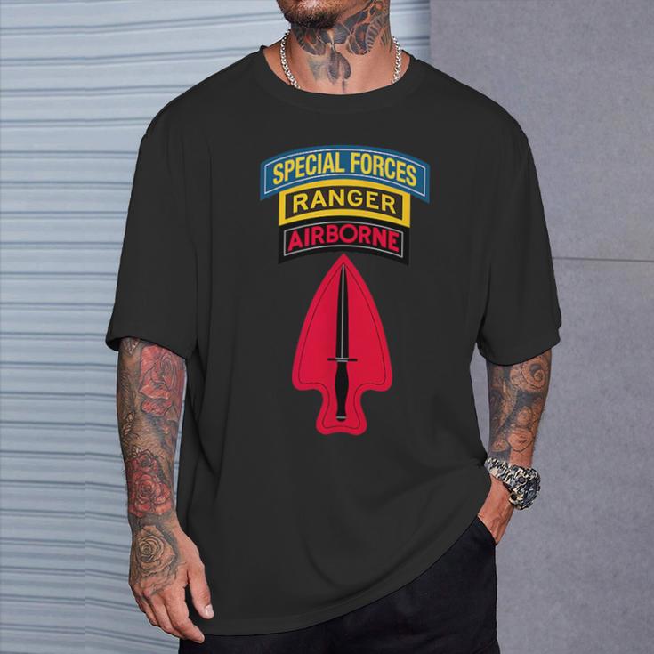 Usasoc シャツ デルタフォース レンジャーsfタブfod-D クラシック Tシャツ 彼への贈り物