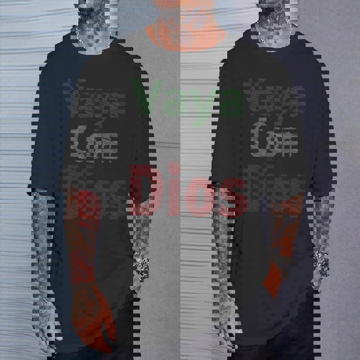 Vaya Con Dios Go With God Walk With God インスピレーションtシャツ 長袖tシャツ Tシャツ 彼への贈り物