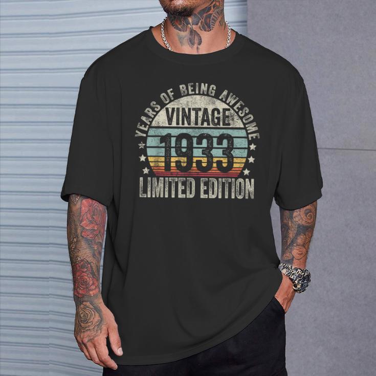 Vintage 1933 Limited Edition Legendary Awesome Epic 1933 Tシャツ 彼への贈り物