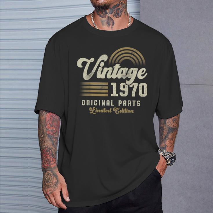 Vintage 1970 オリジナルパーツ 56歳の誕生日 Tシャツ 彼への贈り物