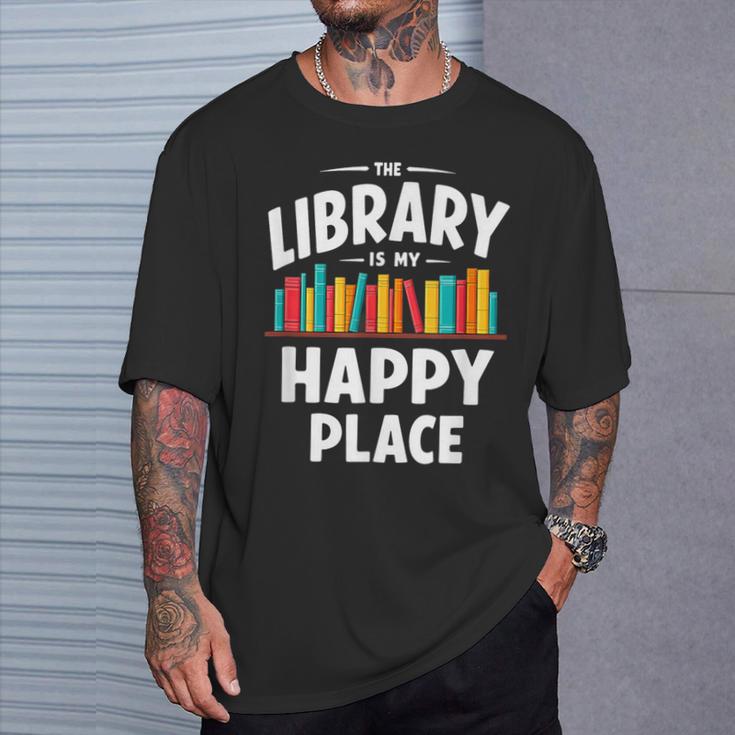 Vintage The Library Librarian Book Reading T-Shirt Gifts for Him Vintage The Library Librarian Book Reading T-Shirt Gifts for Him