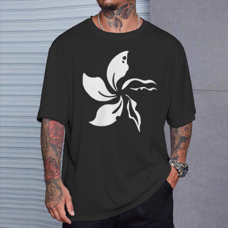 Wilted Bauhinia Flag 2019 香港抗議 Tシャツ 彼への贈り物
