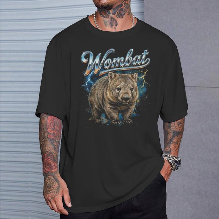 Wombat ビンテージ 90年代 レトロ ファニー ウォンバット 80年代 メンズ レディース Tシャツ 彼への贈り物