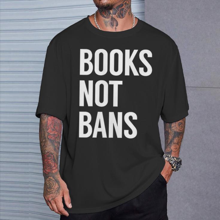 Women's Books Not Bans T-Shirt Gifts for Him Women's Books Not Bans T-Shirt Gifts for Him