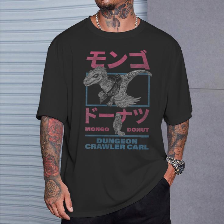 Women's DCC Mongo And Donut Face-Off With Kanji Gamer Series Book T-Shirt Gifts for Him