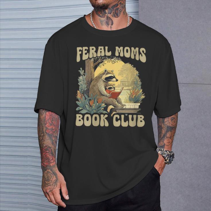 Women's Feral Moms Book Club T-Shirt Gifts for Him Women's Feral Moms Book Club T-Shirt Gifts for Him