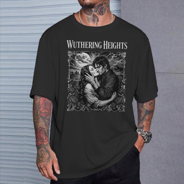 Women's Wuthering Heights Gothic Book Lover Classic Literature T-Shirt Gifts for Him