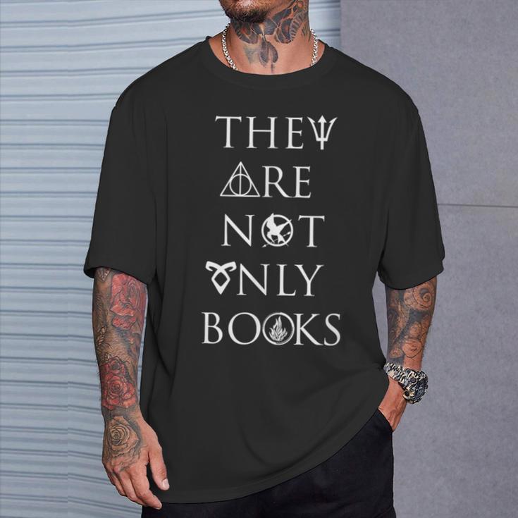 They Are Not Only Books Book Lover T-Shirt Gifts for Him
