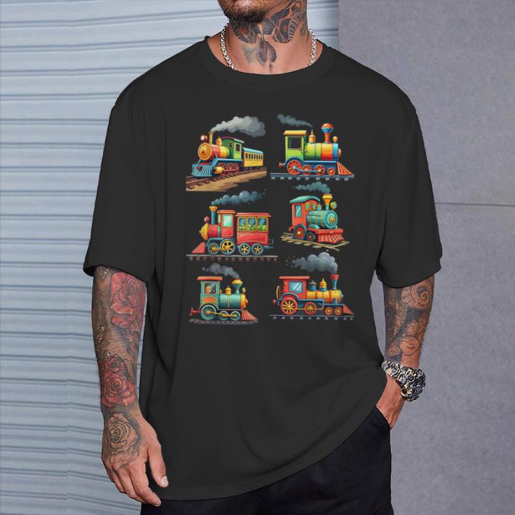 Züge Für Jungen Dampflokomotive Zug Für Kleinkind Jungen T-Shirt Geschenke für Ihn