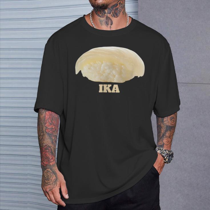 いか 面白ネタ すしネタ Ika 烏賊 Tシャツ 彼への贈り物